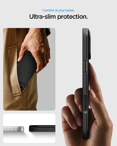 Etui Spigen Thin Fit Mag do MagSafe do iPhone 18 Pro Max, czarne (8/15)