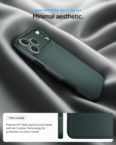 Etui Spigen Thin Fit Mag do MagSafe do iPhone 18 Pro Max, zielone (3/15)