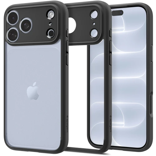 Etui Spigen Ultra Hybrid do iPhone 18 Pro Max, przezroczysto-czarne (1/13)