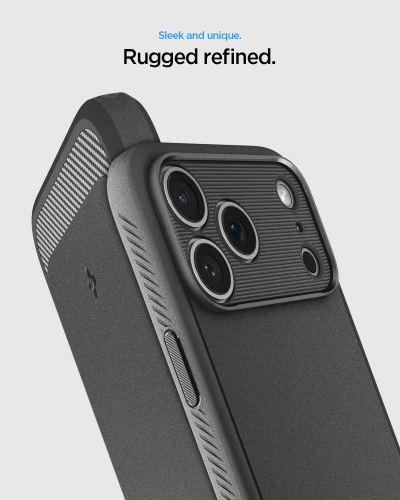 Etui Spigen Rugged Armor Mag do MagSafe do iPhone 18 Pro Max, szare (2/14)