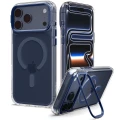 Etui Spigen Ultra Hybrid Optik S Mag do MagSafe do iPhone 18 Pro Max / 17 Pro Max, przezroczysto-granatowe (8/12)
