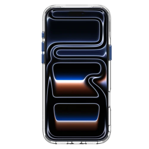 Etui Spigen Ultra Hybrid Optik S Mag do MagSafe do iPhone 18 Pro Max / 17 Pro Max, przezroczysto-granatowe (11/12)