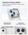 Etui Spigen Ultra Hybrid Optik S Mag do MagSafe do iPhone 18 Pro Max / 17 Pro Max, przezroczysto-srebrne (2/12)