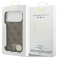 Etui Guess 4G Triangle Logo do iPhone 18 Pro Max / 17 Pro Max do MagSafe, brązowe