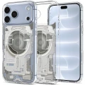 Etui Spigen Ultra Hybrid Mag do MagSafe do iPhone 18 Pro Max, przezroczysto-beżowe (Zero One) (1/14)