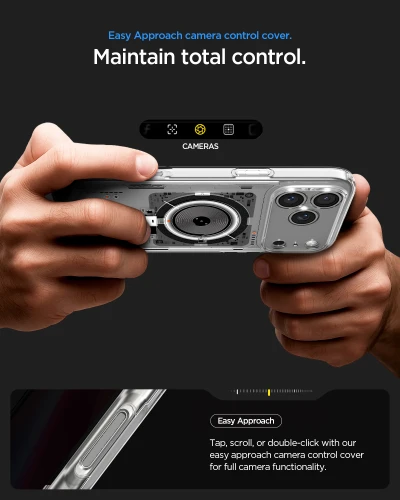 Etui Spigen Ultra Hybrid Mag do MagSafe do iPhone 18 Pro Max, przezroczysto-wzorzyste (Neo One) (8/14)