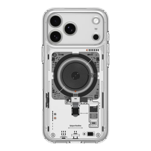 Etui Spigen Ultra Hybrid Mag do MagSafe do iPhone 18 Pro Max, przezroczysto-wzorzyste (Neo One) (10/14)