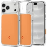 Etui Spigen Ultra Hybrid T Mag (CC) do MagSafe do iPhone 18 Pro Max / 17 Pro Max, przezroczysto-pomarańczowe