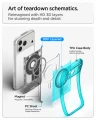 Etui Spigen Ultra Hybrid Mag do MagSafe do iPhone 18 Pro Max / 17 Pro Max, turkusowe (14/16)