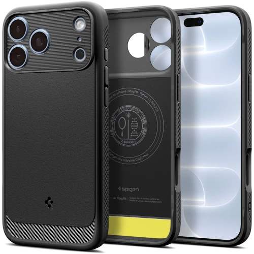 Etui Spigen Rugged Armor Mag do MagSafe do iPhone 18 Pro, czarne (14/14)