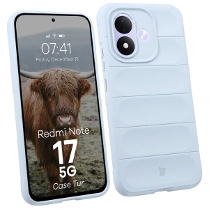 Pancerne etui Bizon Case Tur do Xiaomi Redmi Note 17 5G, jasnoniebieskie