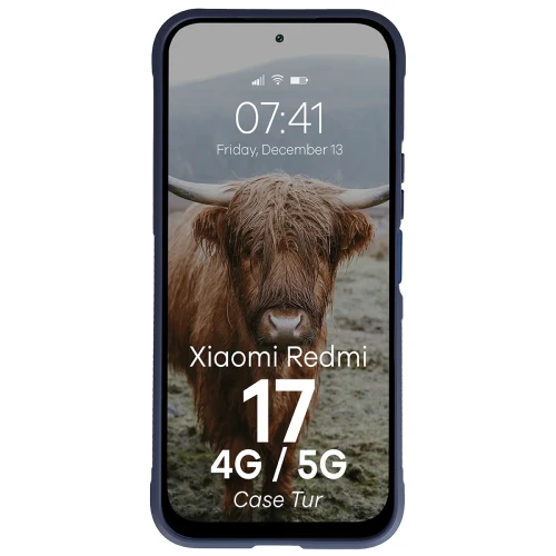 Pancerne etui Bizon Case Tur do Xiaomi Redmi 17 4G/5G, granatowe (5/8)