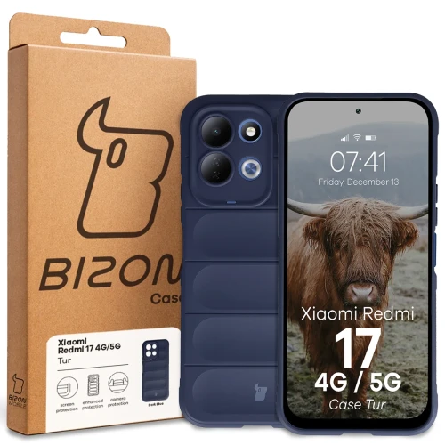 Pancerne etui Bizon Case Tur do Xiaomi Redmi 17 4G/5G, granatowe (8/8)