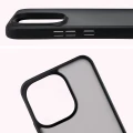 Etui Bizon Case Angelo do Xiaomi Redmi Note 17 Pro 5G, przydymione z czarną ramką (3/6)
