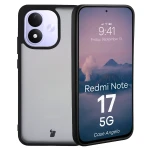 Etui Bizon Case Angelo do Xiaomi Redmi Note 17 4G/5G, przydymione z czarną ramką