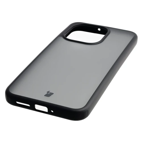 Etui Bizon Case Angelo do Xiaomi Redmi Note 17 5G, przydymione z czarną ramką (5/6)