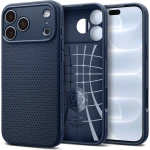 Etui Spigen Liquid Air do iPhone 18 Pro, granatowe