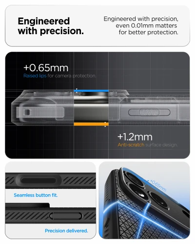 Etui Spigen Liquid Air do iPhone 18 Pro, czarne (2/14)