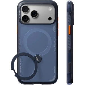 Etui z obrotową podstawką 360° Torras Ostand Q3 Air do MagSafe do iPhone 18 Pro Max / 17 Pro Max, niebieskie