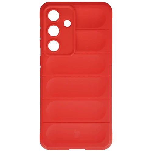 Pancerne etui + szkło hartowane Bizon Tur Pack do Galaxy S26 FE / S25 FE, czerwone (2/10)