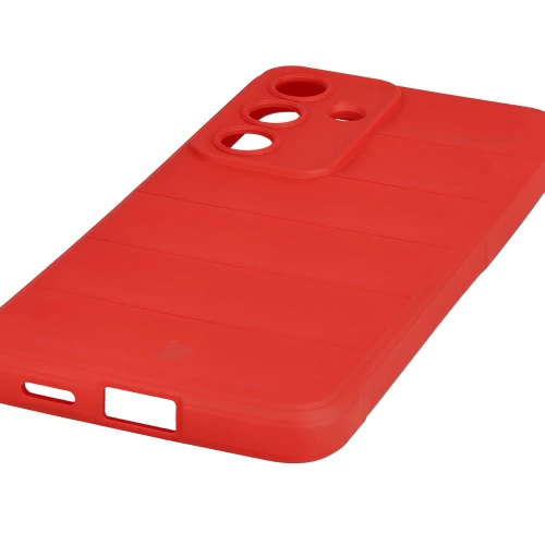 Pancerne etui + szkło hartowane Bizon Tur Pack do Galaxy S26 FE / S25 FE, czerwone (4/10)