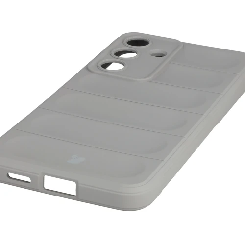 Pancerne etui + szkło hartowane Bizon Tur Pack do Galaxy S26 FE / S25 FE, jasnoszare (4/10)