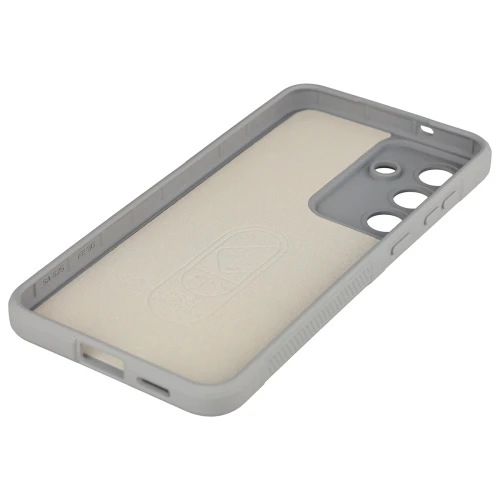 Pancerne etui + szkło hartowane Bizon Tur Pack do Galaxy S26 FE / S25 FE, jasnoszare (5/10)