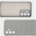Pancerne etui + szkło hartowane Bizon Tur Pack do Galaxy S26 FE / S25 FE, jasnoszare (7/10)