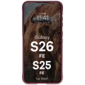 Pancerne etui + szkło hartowane Bizon Tur Pack do Galaxy S26 FE / S25 FE, burgundowe (6/10)