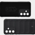 Pancerne etui + szkło hartowane Bizon Tur Pack do Galaxy S26 FE / S25 FE, czarne (7/10)
