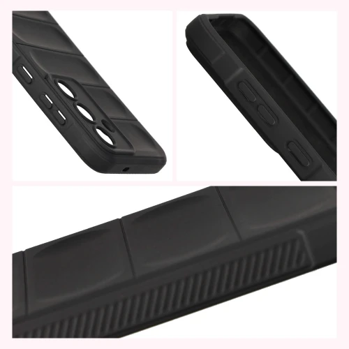 Pancerne etui + szkło hartowane Bizon Tur Pack do Galaxy S26 FE / S25 FE, czarne (8/10)