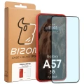Pancerne etui + szkło hartowane Bizon Tur Pack do Galaxy A57 5G, czerwone (10/10)