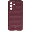 Pancerne etui + szkło hartowane Bizon Tur Pack do Galaxy A57 5G, burgundowe (2/10)