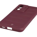 Pancerne etui + szkło hartowane Bizon Tur Pack do Galaxy A57 5G, burgundowe (5/10)