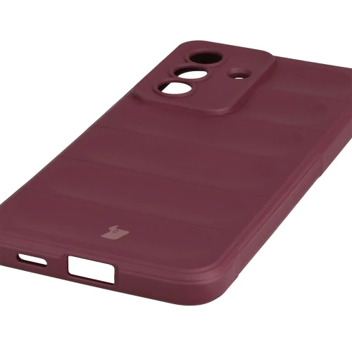 Pancerne etui + szkło hartowane Bizon Tur Pack do Galaxy A57 5G, burgundowe (5/10)