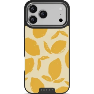 Etui Burga Elite Dark MagSafe do iPhone 18 Pro Max, Lemon Tart Gunmetal
