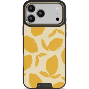 Etui Burga Elite Dark MagSafe do iPhone 18 Pro Max, Lemon Tart Gold