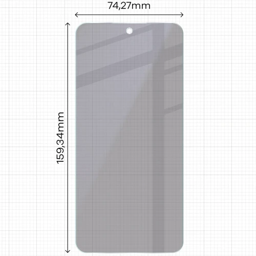 2x Prywatyzujące szklo hybrydowe z eko aplikatorem Bizon Eplikator Hybrid Shadow do Galaxy A56 5G (2/5)
