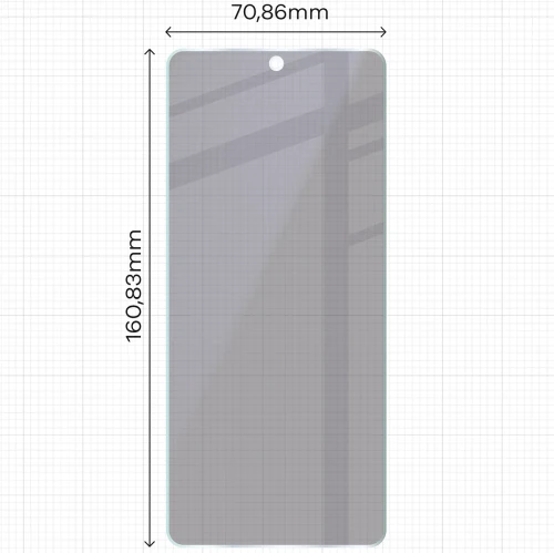 2x Prywatyzujące szklo hybrydowe z eko aplikatorem Bizon Eplikator Hybrid Shadow do Motorola Moto G56 5G (2/5)