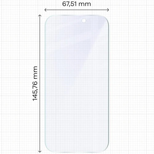 2x Szkło hybrydowe z eko aplikatorem Bizon Eplikator Hybrid Mule do iPhone 16 Pro (2/5)