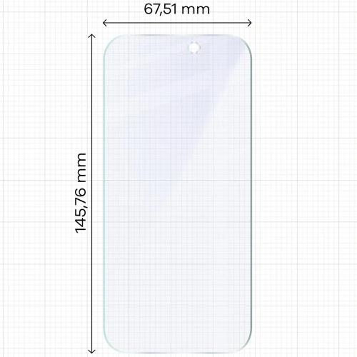 2x Szkło hybrydowe z eko aplikatorem Bizon Eplikator Hybrid Mule do iPhone 17 Pro (2/5)