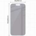 2x Prywatyzujące szklo hybrydowe z eko aplikatorem Bizon Eplikator Hybrid Shadow do iPhone 16 (2/5)