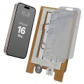 2x Prywatyzujące szklo hybrydowe z eko aplikatorem Bizon Eplikator Hybrid Shadow do iPhone 16 Pro (1/5)
