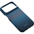 Etui aramidowe Pitaka Ultra-Slim Case do MagSafe, do iPhone 18 Pro / 17 Pro, niebieskie z kevlarem (13/14)
