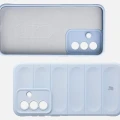 Pancerne etui + szkło hartowane Bizon Tur Pack do Galaxy A37 5G, jasnoniebieskie (7/10)