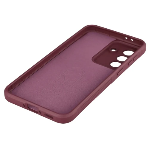 Pancerne etui + szkło hartowane Bizon Tur Pack do Galaxy A37 5G, burgundowe (4/10)