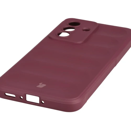 Pancerne etui + szkło hartowane Bizon Tur Pack do Galaxy A37 5G, burgundowe (5/10)
