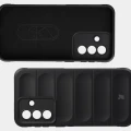 Pancerne etui + szkło hartowane Bizon Tur Pack do Galaxy A37 5G, czarne (7/10)