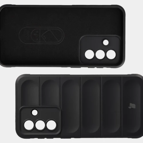 Pancerne etui + szkło hartowane Bizon Tur Pack do Galaxy A37 5G, czarne (7/10)
