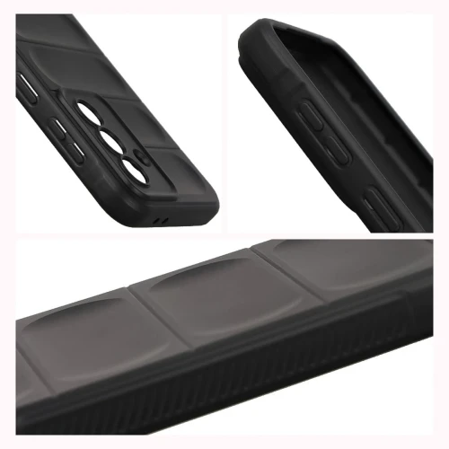 Pancerne etui + szkło hartowane Bizon Tur Pack do Galaxy A37 5G, czarne (8/10)